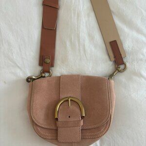 J. Crew Suede Crossbody Bag